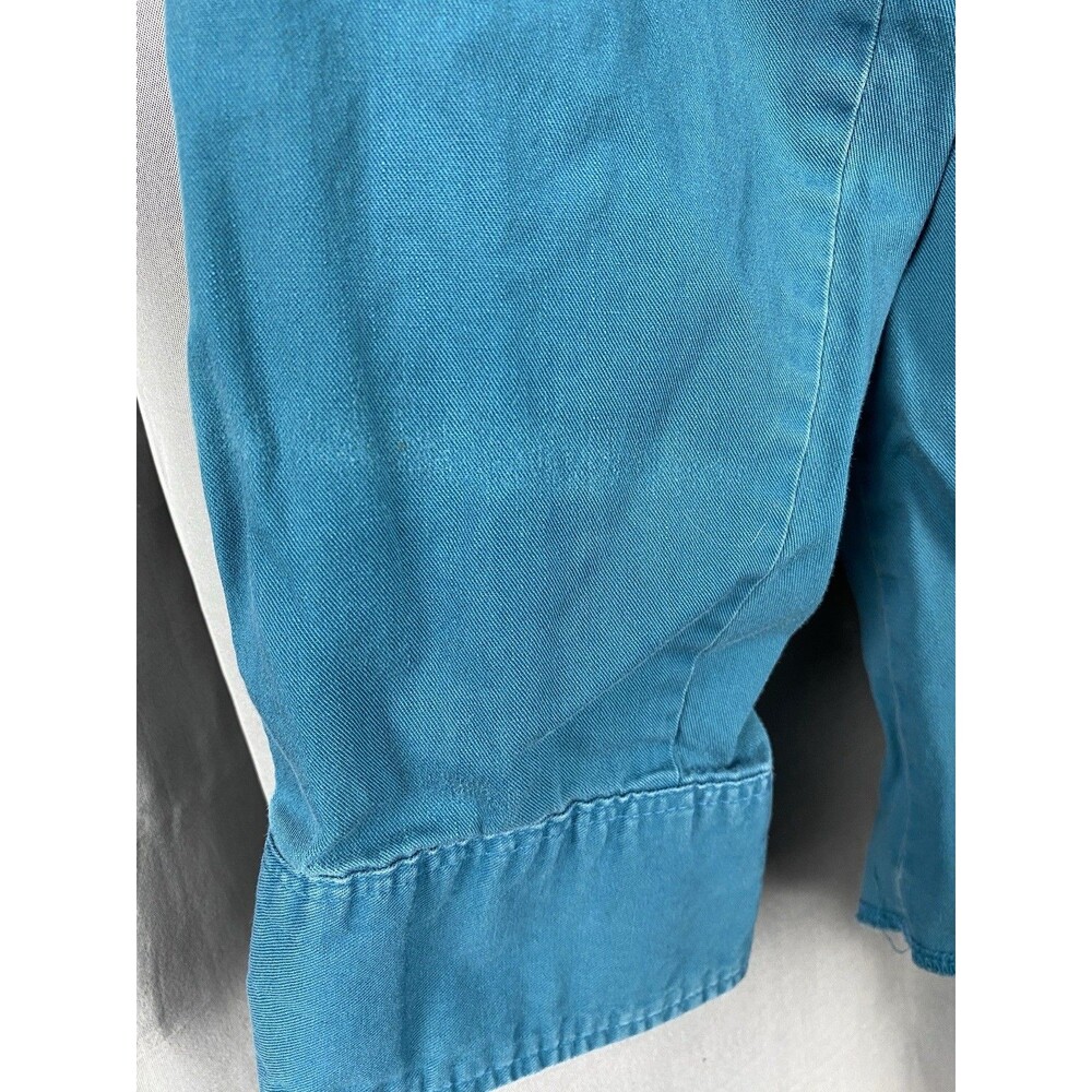 Vintage Wrangler Men's Sz M  Teal X Long Tail Long Sleeve Western Shirt - Picture 6 of 14